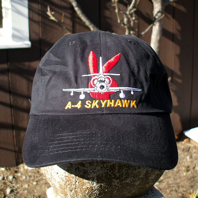 A-4 Skyhawk Embroidered Khaki Hat